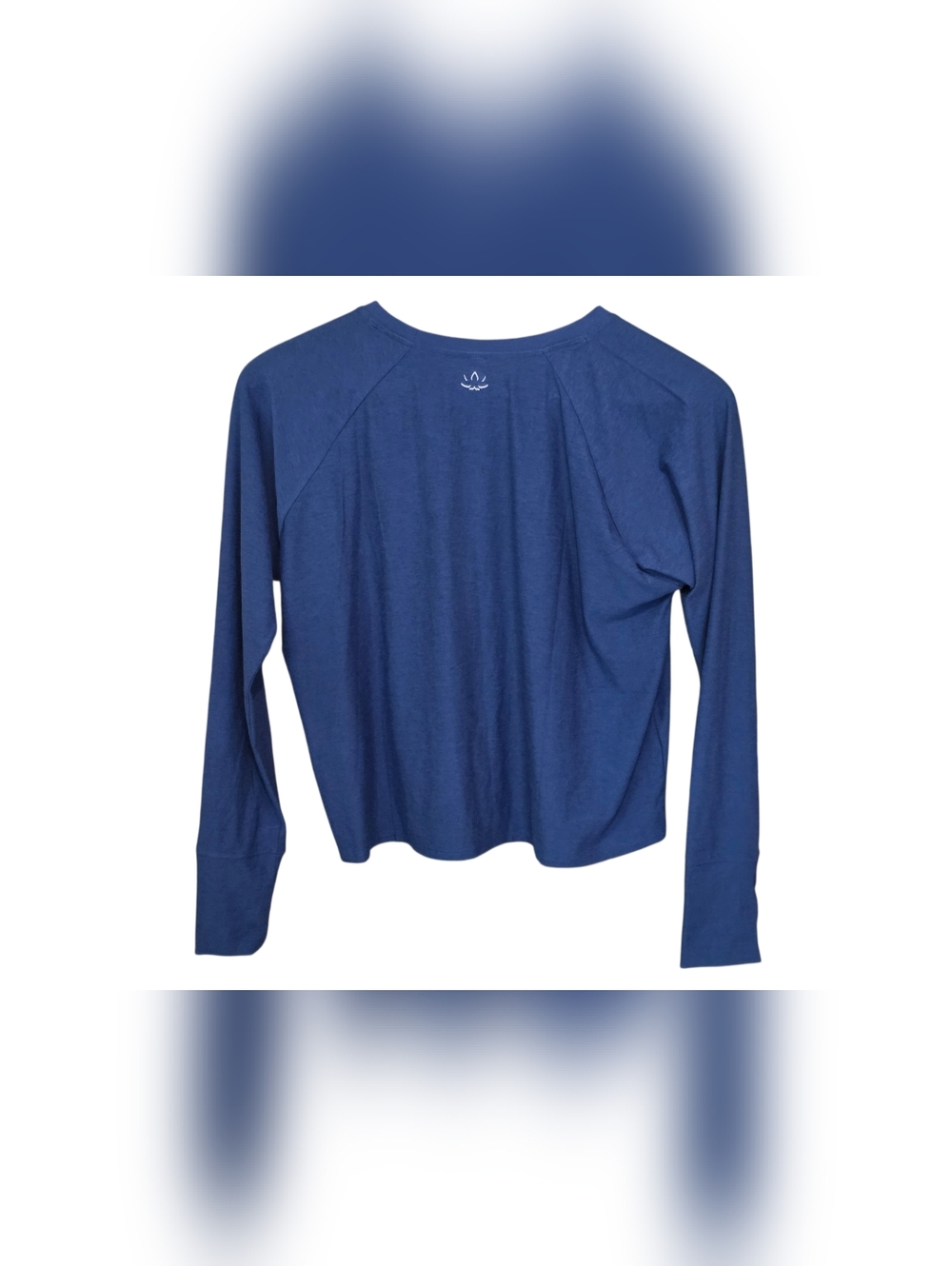 Beyond Yoga NWT Featherweight Daydreamer Pullover Marine Blue Heather Size Small - Picture 6 of 6